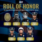July Roll of Honor 2024