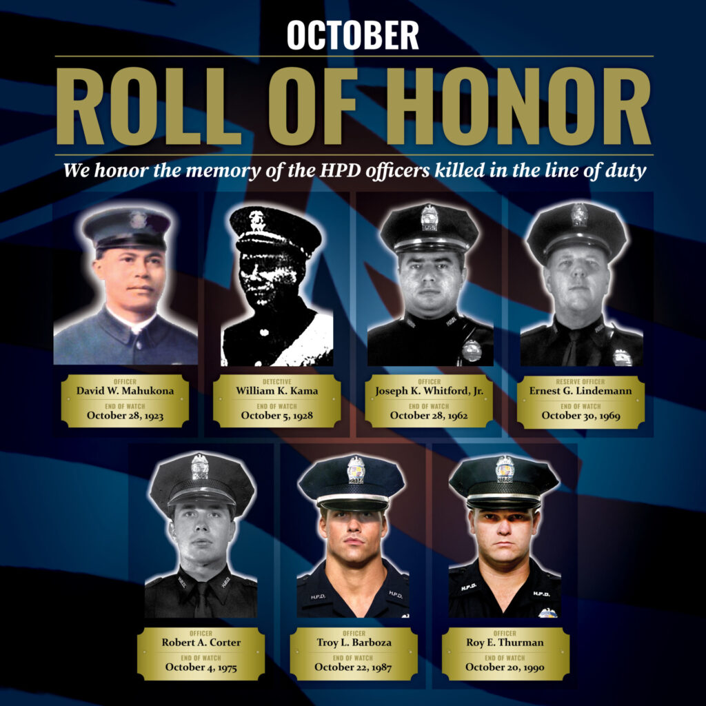 October Roll of Honor 2024