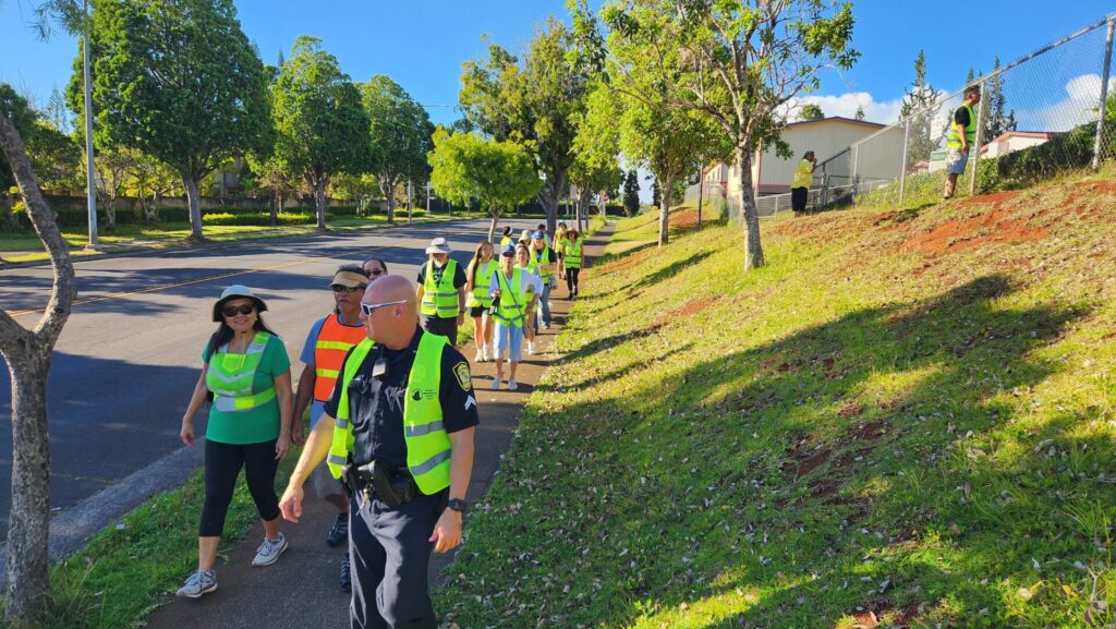 Citizen patrol walk Mililani