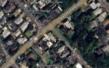 Google Map image of Kamehameha Highway, near Comsat Road.