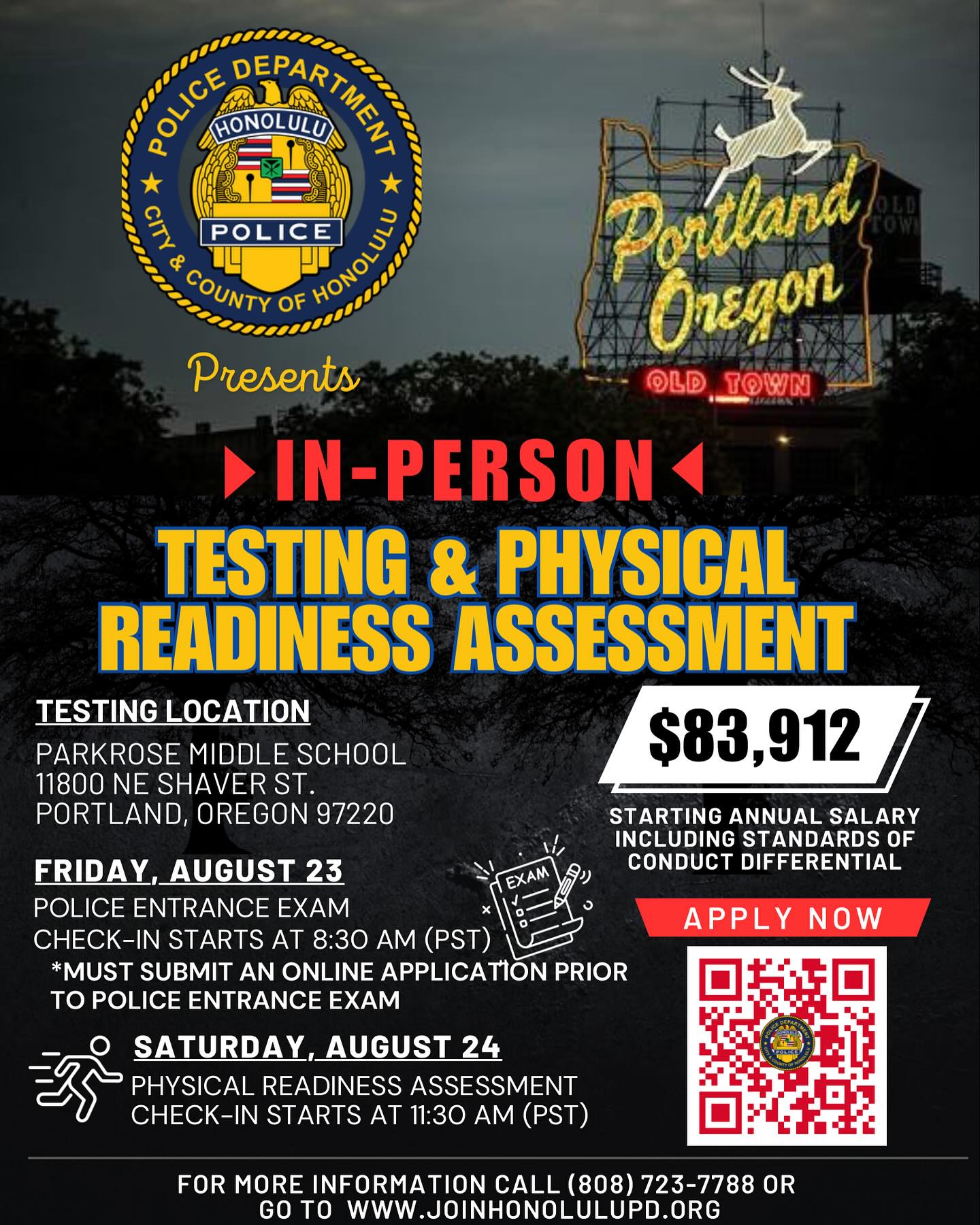 Oregon Hiring Event flyer