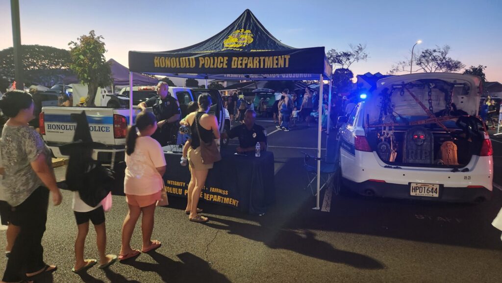 Trunk or Treat event at Mililani Uka Elementary School