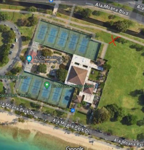 HPD Fit Map Location - Ala Moana Regional Park