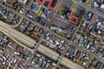 Google Maps image of Harding Avenue and 6th Avenue intersection.