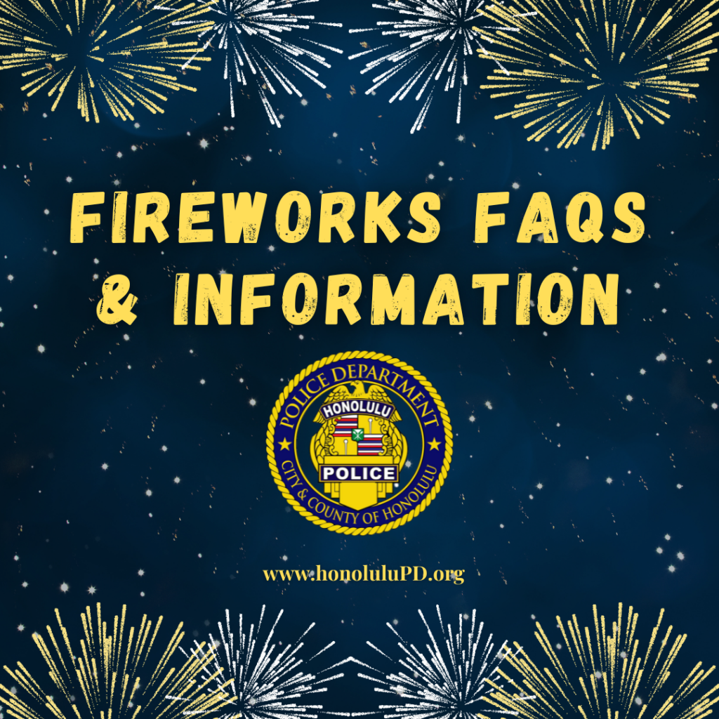 Graphic that reads Fireworks FAQ and Information