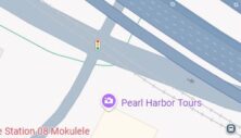 Google map picture of the intersection area of Nimitz Highway and Valkenburgh Street. 