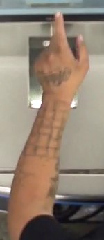 photo of suspect tattoo